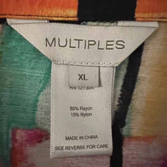 Colorful Abstract Button-Up Shirt - Picture 2 of 15